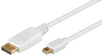 Goobay 52859 DisplayPort kabel 2 m Mini DisplayPort Wit - thumbnail