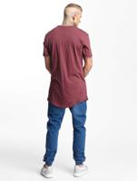 Urban Classics / t-shirt Shaped Melange Long in rood - thumbnail
