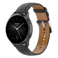 By Qubix - Luxe leren bandje - Zwart - Compatible met Xiaomi Redmi Watch 5 Active/Redmi Watch 5 Lite - Compatible Xiaomi bandje - thumbnail