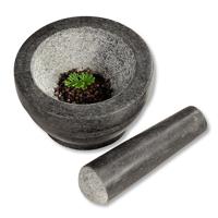 Kesper 71501 Mortel met schlegel 16 cm graniet - thumbnail