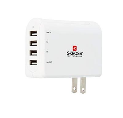 Skross USB-kabel USB 2.0 USB-C stekker, USB-C stekker 2.00 m Wit Rond SKCA0006C-CMULTICN Skross USB-kabel USB 2.0 USB-C stekker, USB-C stekker 2.00 m Wit Rond SKCA0006C-CMULTICN