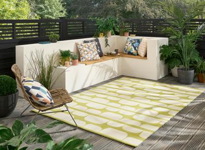 Scion - Kivi Sunshine outdoor 424906 - 250x350 cm Vloerkleed Scion - Kivi Sunshine outdoor 424906 - 250x350 cm Vloerkleed