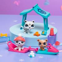 Themapakket met 3 huisdieren - BANDAI - Littlest Pet Shop Snow - Dieren en accessoires - thumbnail