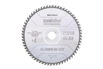 Metabo Accessoires Cirkelzaagblad | "Aluminium Cut Prof" | 254x30mm | Z72 FZ/TZ 5° neg - 628447000