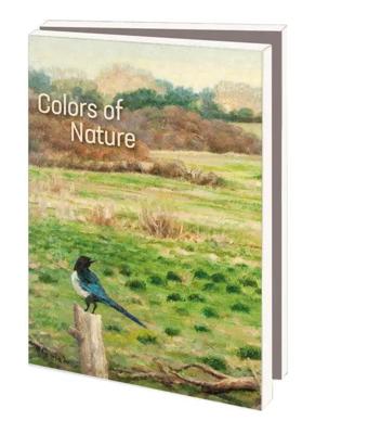 Kaartenmapje 10 stuks met enveloppen - Colors of Nature, Gezien van de Riet Kaartenmapje 10 stuks met enveloppen - Colors of Nature, Gezien van de Riet