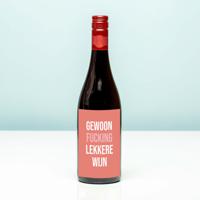 Wijnfles Gewoon fucking lekkere wijn - Rood (Merlot) - thumbnail