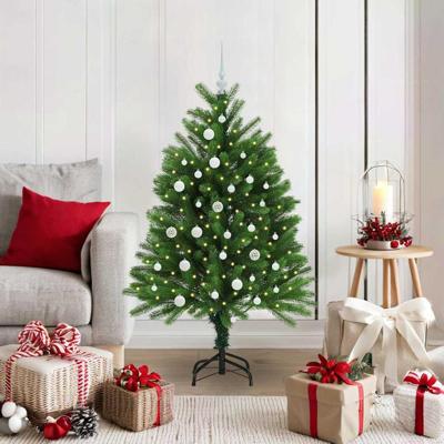 VidaXL Kerstboom met 150 led met standaard groen 120 cm pe