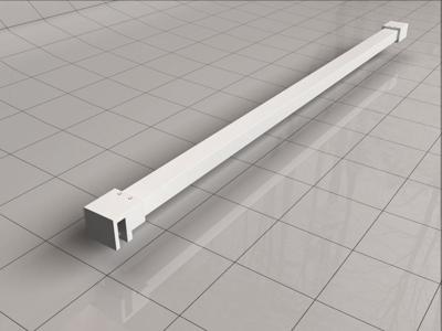 Stabilisatiestang Wiesbaden Slim | 120 cm | t.b.v. inloopdouche | Wit mat Stabilisatiestang Wiesbaden Slim | 120 cm | t.b.v. inloopdouche | Wit mat