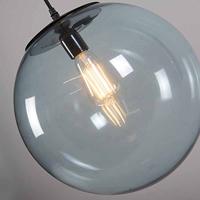 QAZQA Art Deco hanglamp grijs 35 cm - Pallon - thumbnail