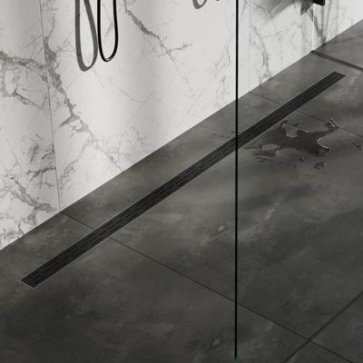 Douchegoot Brauer StanDrain 180x7 cm Zwart Vloerflens Inclusief Kunststof Sifon Verstelbare Poten Brauer Douchegoot Brauer StanDrain 180x7 cm Zwart Vloerflens Inclusief Kunststof Sifon Verstelbare Poten Brauer