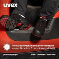 uvex 1 support 8516242 Lage veiligheidsschoenen ESD S3 Schoenmaat (EU): 42 Rood/zwart 1 paar - thumbnail