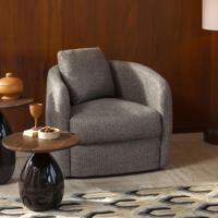 Dutchbone Fauteuil 'Boho' kleur Stone - thumbnail