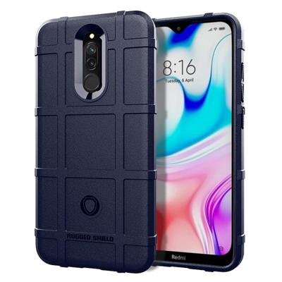 Voor Xiaomi Redmi 8A volledige dekking schokbestendig TPU case (blauw)