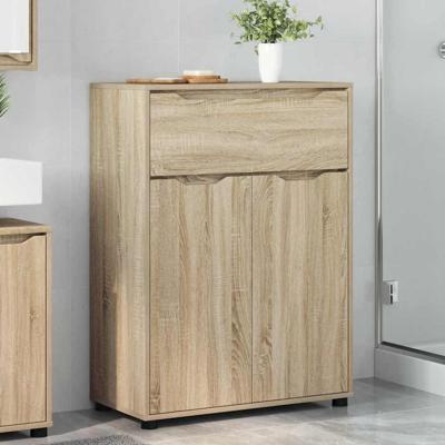 Badkamer Kast Sonoma Eiken 72,5 x 36,5 x 100 cm Bewerkt hout