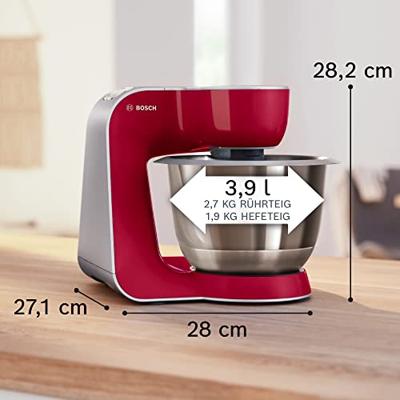 Bosch MUM58720 Keukenmachine 3.9L 1000W Grijs - thumbnail