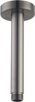 Saqu Universal douche-arm 16,2cm plafondbevestiging gunmetal