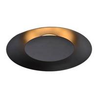 Lucide FOSKAL - Plafonnière - Ø 34,5 cm - LED - 1x12W 2700K - Zwart - thumbnail