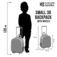 Sonic The Hedgehog 3D Backpack with Wheels Unstoppable Blue Small - thumbnail