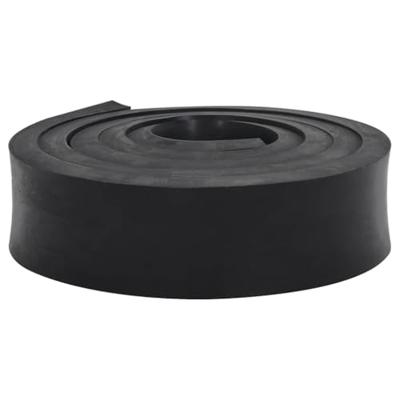 VidaXL Rubberen rand voor sneeuwploeg 300x10x2 cm zwart