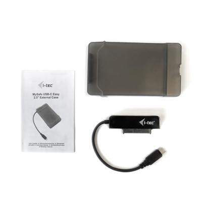 I-tec C31MYSAFEU313 HDD-/SSD-behuizing 2.5 Zwart behuizing voor opslagstations