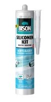 Siliconenkit Acrylbaden Wit Koker 300 ml Bison - Bison - thumbnail