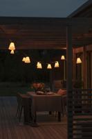 Konstsmide 2333-830 Lichtketting Buiten Energielabel: G (A - G) werkt op het lichtnet Aantal lampen 10 LED Barnsteen Verlichte lengte: 9.15 m Dimbaar, - thumbnail