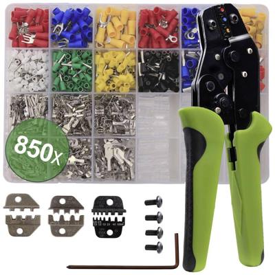 Quadrios 22T014 22T014 Krimptangset Adereindhulzen, Platte insteekhulzen, Solar-connectoren 0.25 tot 6 mm² Quadrios 22T014 22T014 Krimptangset Adereindhulzen, Platte insteekhulzen, Solar-connectoren 0.25 tot 6 mm²