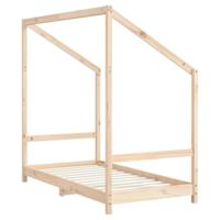 Kinderbedframe 2x(80x160) cm massief grenenhout - thumbnail