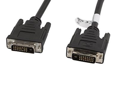 lanberg CA-DVID-10CC-0018-BK Dvi-D (24+1Pol) stekker op Dvi-D (24+1Pol) stekker Dual Link kabel, 1,8 m zwart