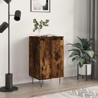 Dressoir 40x35x70 cm bewerkt hout gerookt eikenkleurig - thumbnail