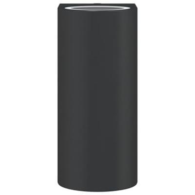 VidaXL Buitenwandlampen 2 st gegoten aluminium zwart - thumbnail