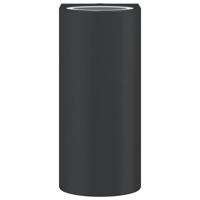 VidaXL Buitenwandlampen 2 st gegoten aluminium zwart - thumbnail