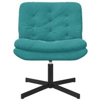 Draaibare Relaxstoel Turquoise 63 x 75 x 76 cm Fluweel - thumbnail