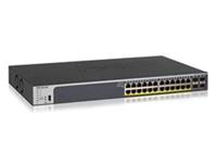 NETGEAR GS728TP Managed L2/L3/L4 Gigabit Ethernet (10/100/1000) Power over Ethernet (PoE) 1U Zwart - thumbnail