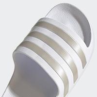 adidas Adilette Aqua Slippers Wit Zilver Wit - thumbnail