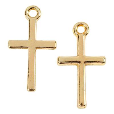 Creativ Company Hanger, afm 10x18 mm, verguld, 20 stuk/ 1 doos