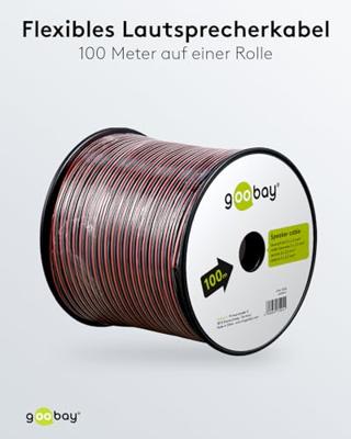 Luidsprekersnoer 2 x 2,5qmm rood/zwart - 1394554