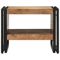 Salontafel 50x50x38 cm massief acaciahout - thumbnail