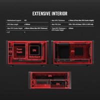 Antec 0-761345-10168-4 Mini-tower Gaming-behuizing Zwart Stoffilter - thumbnail