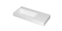 Wastafel INK Momento 1000x450x90 mm Mat wit 3421336 - thumbnail