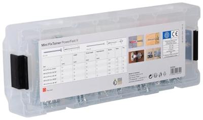 Fischer 560094 MiniFixTainer PowerFast II Verzinkkopschroef Interne vertanding Staal Galvanisch verzinkt 125 stuk(s) Fischer 560094 MiniFixTainer PowerFast II Verzinkkopschroef Interne vertanding Staal Galvanisch verzinkt 125 stuk(s)