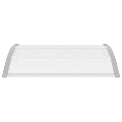 Deurluifel 120x80 cm PC grijs en transparant