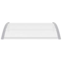 Deurluifel 120x80 cm PC grijs en transparant - thumbnail