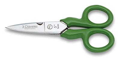 elektriciensschaar 3 Claveles 5" Roestvrij staal 12,7 cm Recht