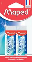 Maped gum Technic Ultra Classic, wit, blister van 2 stuks - thumbnail