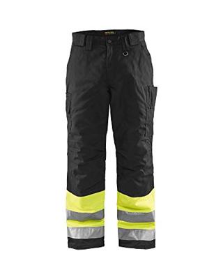 Blåkläder Winterwerkbroek High-Vis 18621811 | High Vis Geel/Zwart | Maat C58 - 7330509369708