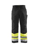 Blåkläder Winterwerkbroek High-Vis 18621811 | High Vis Geel/Zwart | Maat C58 - 7330509369708 - thumbnail
