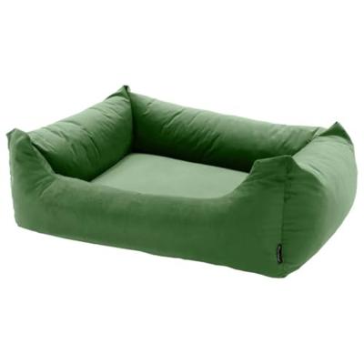 Madison Velours Dog Bed Green S