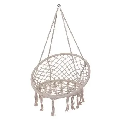 Hangstoel Katoen Ø80cm Wit Hangstoel Katoen Ø80cm Wit