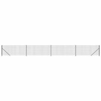 Draadgaashek met flens 1x10 m antracietkleurig - thumbnail